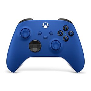 lot 5634 image: Xbox Wireless Controller Shock Blue - Wireless - Bluetooth - USB - Xbox Series X, Xbox Series S, Xbox One, PC, Android, iOS, Tablet - Shock Blue