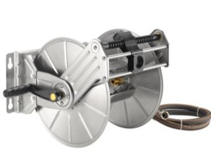 lot 1080 image: Stainless Steel Hose Reel