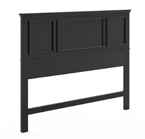 lot 4175 image: HOMESTYLES Bedford Black Queen Headboard553-501 Queen Headboard Retail&nbsp$222.66