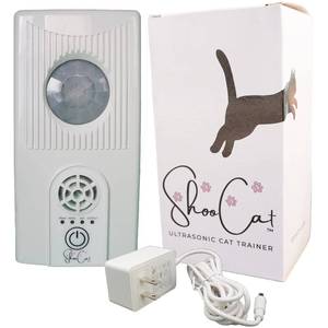 lot 1066 image: Shoo Cat Ultrasonic Trainer. Motion Activated Cat Trainer for Counters, Furniture, and Christmas Tree Defense. Teach Cats to Stay Away from Indoor Plants Without Messy Sprays or Shock.