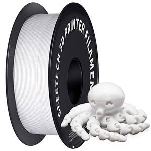 lot 1071 image: Geeetech 1.75mm PLA 3D Printer Filament, 1kg Spool (2.2lbs), Upgrade Tidy Winding Tangle-Free, Dimensional Accuracy - 0.03mm, White