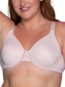 lot 1147 image: Vanity Fair Womens Beauty Back Smoothing Bra, Bust Line Up To 1.5, Non Padded Cups H Minimizer Bra, Sheer Quartz, 36DD US