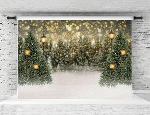 lot 1153 image: Kate 10x8ft Christmas Backdrops for Photography Merry Christmas Photo Backdrop Pine Trees Forest Xmas Photo Booth Props