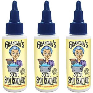lot 1209 image: Grandmas Secret Spot Remover - Chlorine, Bleach and Toxin-Free Fabric Stain Remover for Clothes -Removes Oil, Paint, Blood and Pet Stains pack of 3