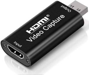 lot 1230 image: 4K HDMI Video Capture Card, Cam Link Card Game Capture Card Audio Capture Adapter HDMI to USB 2.0 Record Capture Device for Streaming, Live Broadcasting, Video Conference, Teaching, Gaming(Black)