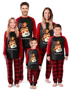 lot 1247 image: SUNNYBUY Matching Family Christmas Pajamas Set Holiday Jammies Xmas PJS for Women Men Couple and Teens, Gingerbread Men XL