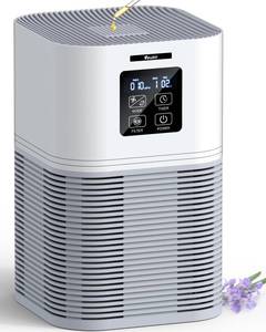 lot 1260 image: VEWIOR Air Purifiers for Home, HEPA Air Purifiers for Large Room up to 600 sq.ft, H13 True HEPA Air Filter with Fragrance Sponge 6 Timers Quiet Air Cleaner for Pets Dander Odor Dust Smoke Pollen