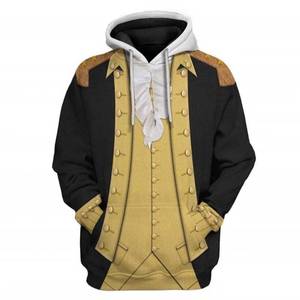 lot 1266 image: XIAMUSZ Adult Historical Hoodie Halloween Cosplay Costume 3D Pullover Sweatshirt (M, Design 2)