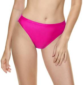 lot 1352 image: Bellecarrie Womens Bikini Bottoms High Cut Tankini Swimsuit Bottoms Mid Rise Swim Briefs, Hot Pink, XS