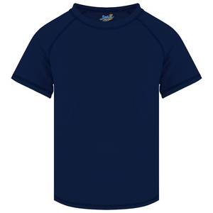 lot 2159 image: Boys Rash Guard Short Sleeve, Navy Blue UPF 50 Sun Protection Rashguard Slim Fit Swim Shirt Fishing Surf Quick Dry Cool Beach Clothes for Toddler Youth Kids Size 14-16 Years
