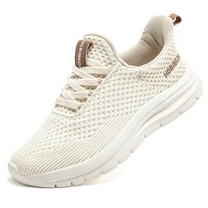 lot 2166 image: HOBIBEAR Womens Slip On Walking Shoes Women Sneakers Lightweight Arch Support Tennis Shoes(Beige 9)