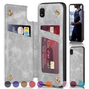 lot 2180 image: SUANPOT RFID Blocking for Samsung Galaxy A10e Wallet case with Credit Card Holder,Flip Book PU Leather Phone case Cover Cellphone Women Men for Samsung A10e case (Wine Red)