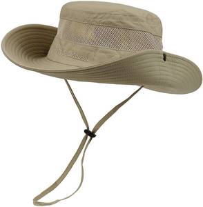 lot 2183 image: Century Star Sun Hats for Men Wide Brim Hat Women Beach Fishing Outdoor Summer Safari Boonie Hat UPF 50 Sun Protection Dark Khaki One Size