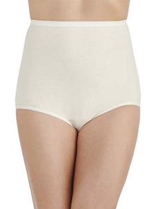 lot 2195 image: Vanity Fair womens Perfectly Yours High Waisted Panties Briefs, Cotton - Fawn, 9 US