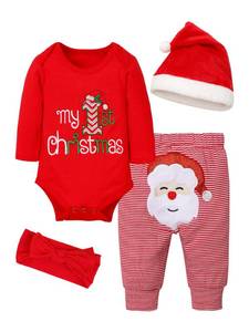 lot 2196 image: Abbence Baby Christmas Outfit,My First Christmas Baby Girl Boy Outfit 9-12 Months