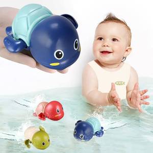 lot 2219 image: TOHIBEE Bath Toys, 3 Pack Cute Swimming Turtle Bath Toys for Toddlers 1-3, Floating Wind Up Toys for 1 Year Old Boy Girl, New Born Baby Bathtub Water Toys, Preschool Toddler Pool Toys
