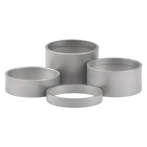 lot 2267 image: Wanyifa Titanium Matte Bicycle Headset Spacer 1-18 (5-10 - 15-20mm) Pack of 4