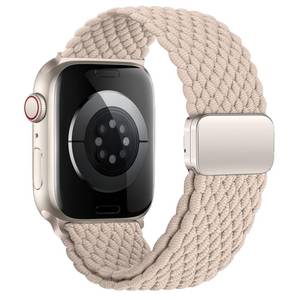 lot 2268 image: Braided Solo Loop for Apple Watch Band 40mm 41mm 38mm 44mm 45mm 42mm Ultra2 49mm MenWomen,Magnetic Stretchy Nylon Sport Wristband Strap for iWatch Bands series 9876 54321SE 2ndSE 40 44 38
