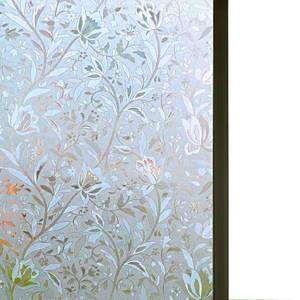lot 2296 image: NIVIY Excellent Quality 3D Static Cling Window Film Self Adhesive Window Covering Decorative Flower Privacy Film for Window 17.7 x 78.7