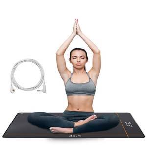 lot 2301 image: Grounding Mat,35.4x23.6 inches,Reconnect to The Earth EMF Recovery,for Foot Therapy, Universal Grounding Sleep Mat, Grounding Yoga Mat,Improve Energy,Sleep Assist and Helps with Anxiety BLACK