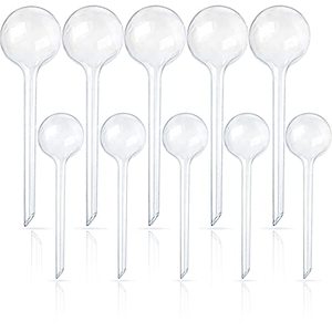 lot 2314 image: 10 Pcs Clear Plant Watering Globes,Plastic Self-Watering Bulbs,Flower Automatic Watering Device,Garden Waterer for Plant Indoor Outdoor