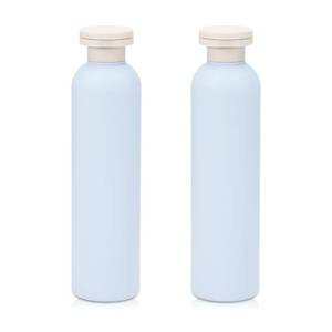 lot 2316 image: UMETASS 8.8 oz Travel Shampoo Bottles, Refillable Flip Cap Squeeze Bottles for Toiletries, Large Leakage-proof Travel Shampoo and Conditioner Bottles (Blue)