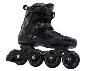 lot 2338 image: LIKU Unisex Professional Inline Skates for Women Men Adult Youth Black Rollerblade(Men 8,Women 9)