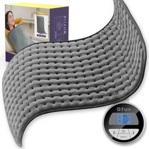 lot 2349 image: Electric Heating Pad for Back Pain Relief Extra Large 20 x 40, King Size Heated Pad Moist for Pain Muscle, Heating Pads with Heat Settings & Auto-Off for Cramps, Abdomen, Waist, Shoulder (Dark Gray)