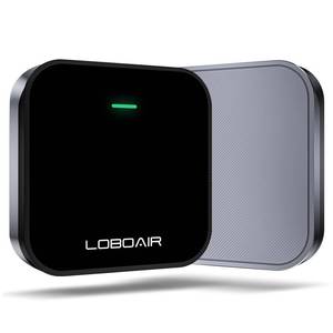 lot 2363 image: LOBOAIR Wireless CarPlay Adapter, 2024 Automatic CarPlay Adapter Converts Wired to Wireless Fits Cars from 2015, iOS 10, Black.