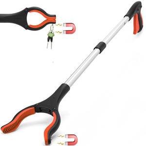 lot 2368 image: 2024 Upgraded Reacher Grabber Pickup Tool, 32 Long Grabber Reacher Tool with Magnetic Tip, Trash Picker for Elderly Grab It Reaching Tool, Garbage Picker Upper, Litter Pick Up Grab Claw Grabber Stick