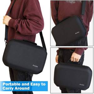 lot 2371 image: ProCase Hard Travel Case Compatible for Meta Oculus Quest 2 VR Gaming Headset, Shockproof Carrying Bag with Shoulder Strap for Controllers Accessories Storage, Also Fits Elite Strap -Black