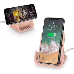 lot 2400 image: Wireless Charger YUWISS Wireless Charging Stand Cordless Charger 107.55W Compatible with iPhone 15 14 13 1212 11Pro MaxXRXS MaxXSX88Plus Galaxy S22S21S9S9S8S8 Note (Rose Gold)