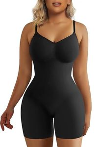 lot 2405 image: SHAPERX Womens Shapewear Bodysuit Tummy Control Body Shaper Seamless Sculpting Snatched Waist Body Suit SM