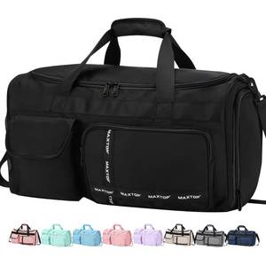 lot 2422 image: MAXTOP Gym Bags for Men Travel Duffle Bag for Women Carry On Bags Large Capacity Duffel Bag With Shoe Compartment Weekender Overnight Bag with Dry and Wet Separation