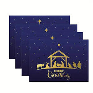 lot 2149 image: Merry Christmas Paper Place Mats