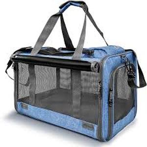 lot 2170 image: Gapzer Cat Carrier Blue