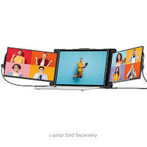 lot 2252 image: Macsecor Triple Portable Monitor For Laptop 14.1in 1080P FHD
