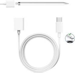 lot 2285 image: for Apple Pencil Charger,USBC to Apple Pencil Adapter,1FT Apple Pen Charger,Apple Pencil Charging Adapter Compatible with Apple Pencil 1st Generation,iPad 10th Generation(USB C Port 1 Pack)