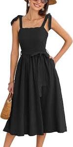 lot 2291 image: Grace Karin Womens Sleeveless Sundress Black Small