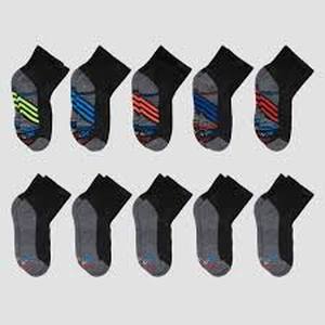 lot 2411 image: 10pk Kids Shin High Socks