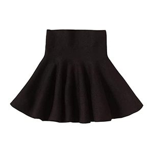 lot 3124 image: Mesinsefra Little Girls High Waist Stretchy Pleated Skater Skirt Black Tag 120cm-47(3-4Y)