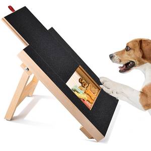 lot 3139 image: KXK Dog Scratch Pad for Nails, Dog Nail Scratch Board for Small Medium Dogs Puppies, Sandpaper Dog Nail File Board with Treat Box for Puppy Nail Trimmer, Stress-Free Dog Scratch Pad for Sensitive Dogs