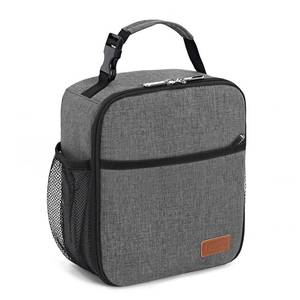 lot 3150 image: Femuar Lunch Box for Men Women Adults, Small Lunchbox for Work Picnic - Reusable Lunch bag Portable Lunch tote, Charcoal Grey