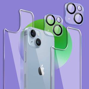 lot 3288 image: Malphiace for iPhone 14 Back Screen Protector and Camera Lens Protector (22Pack), iPhone 14 Rear Tempered Glass Protector New Version (6.1 inch)