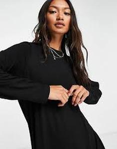 lot 3125 image: Womens Long Sleeve Black Dress Shirt 3XL