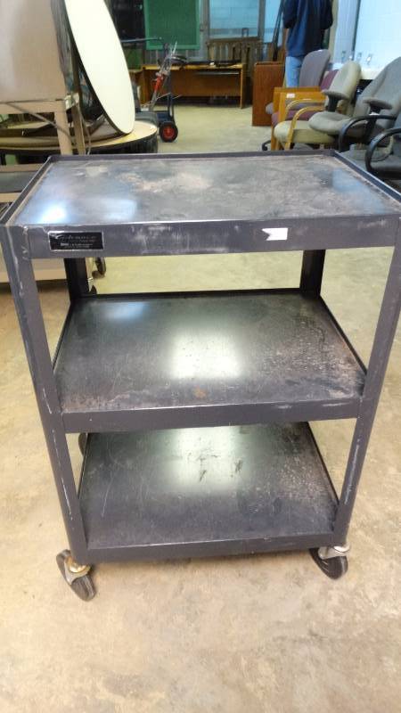 lot 366 image: Media cart in wheels.