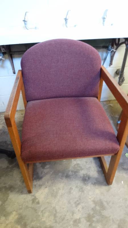 lot 382 image: Waiting room chair.