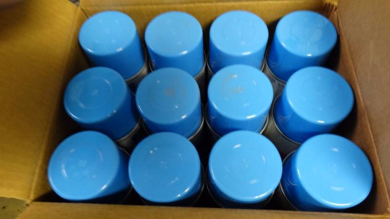 lot 392 image: Case of sheer liner striping paint.
