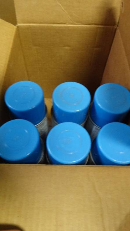 lot 395 image: Partial box of striping paint.