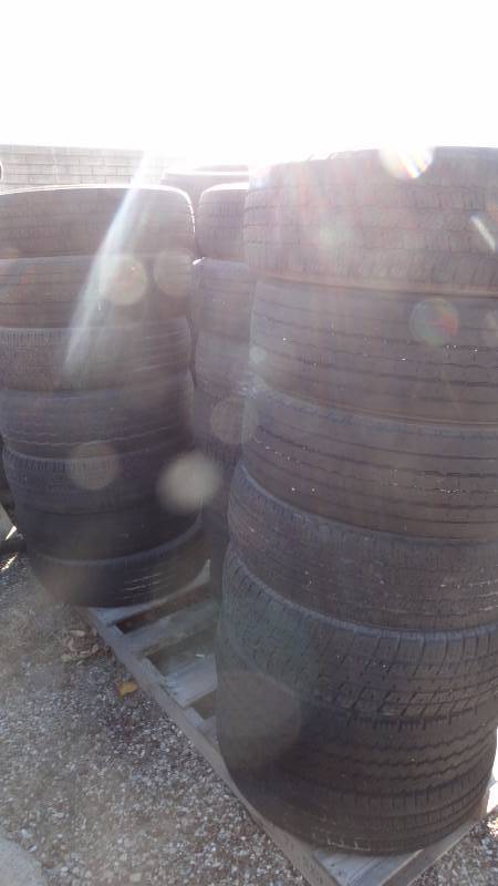 lot 436 image: Pallets of tires 22575.
